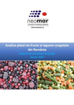 Analiza pietei de fructe si legume congelate din Romania - Aprilie 2022